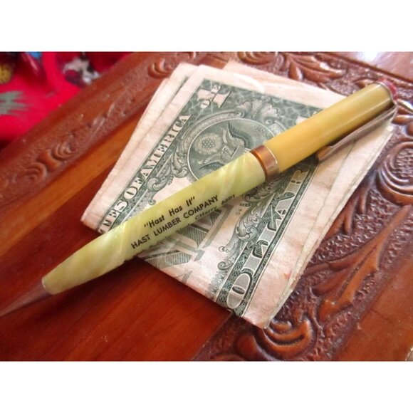 Vintage 50s HAST LUMBER COMPANY DENVER COLORADO MECHANICAL PENCIL Advertising - Picture 1 of 4